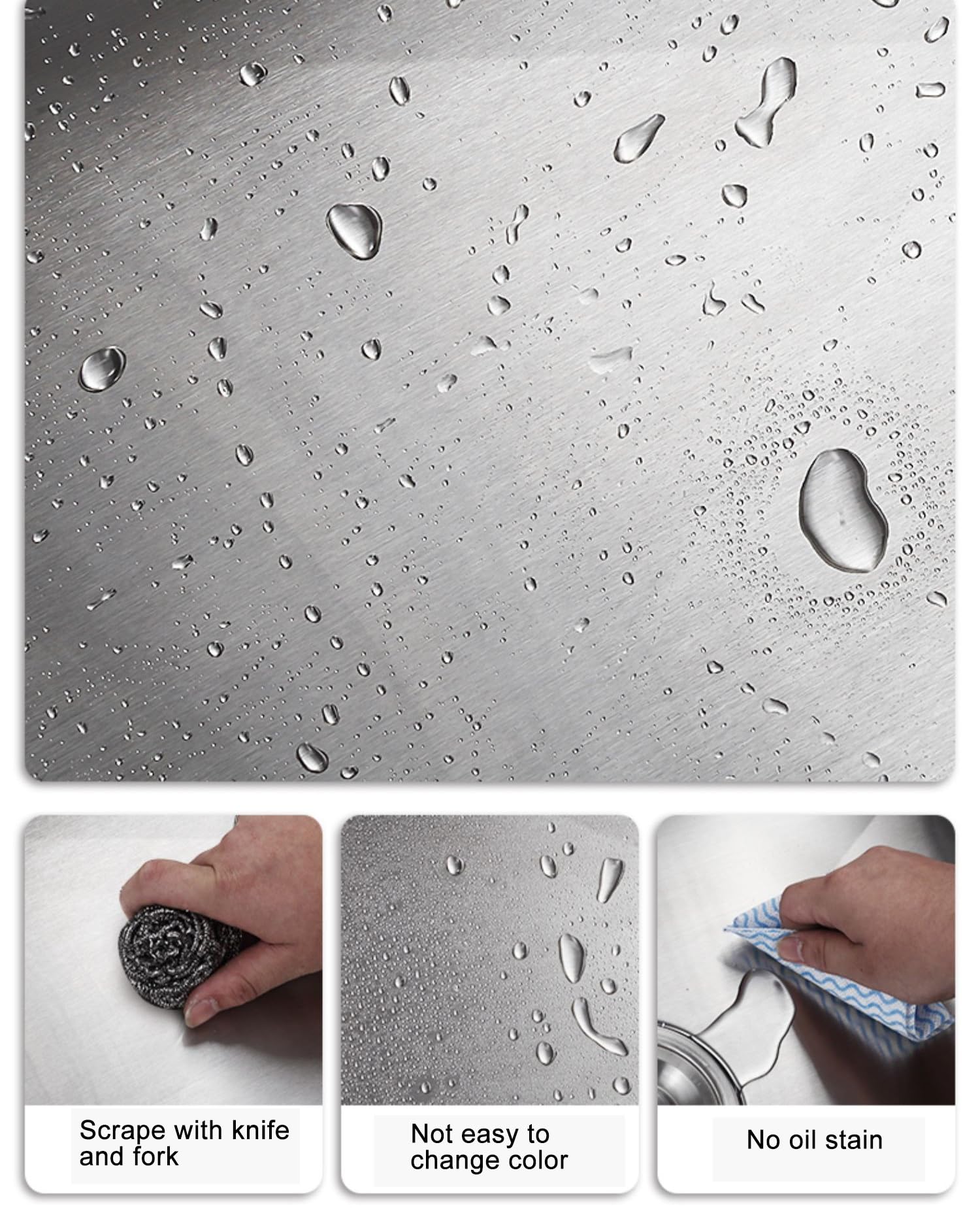 Fregadero De Cocina De Acero Inoxidable De Un Solo Cuenco, Juego De Fregadero De Cocina Fregadero Individual Grande Fregadero De Cocina Empotrable Con Grifo(55 * 40cm(21.6 * 15.7in))