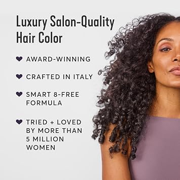 Madison Reed Radiant Hair Color Kit - 100% Gray Coverage for Resistant Grays, 2.5NNN Soft Black (Parma Black) | PPD-Free & Ammonia-Free, 1 Pack