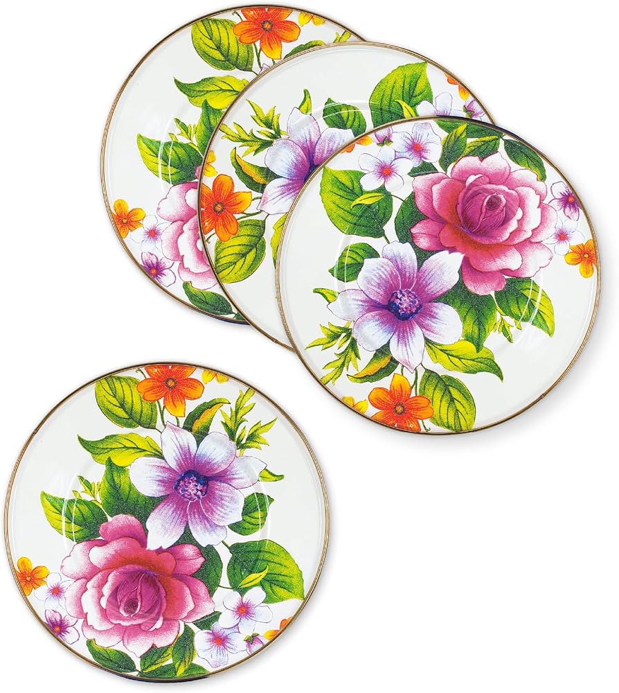 Amazon.com | MACKENZIE-CHILDS Enamel Salad and Dessert Plate