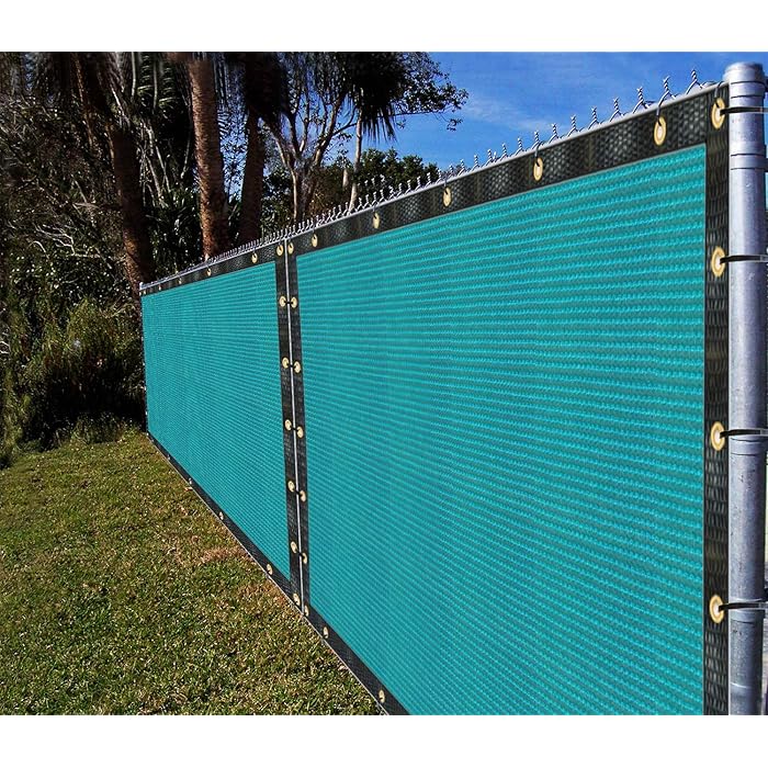 Buy Ifenceview 6'x3' to 6'x50' Turquoise Green Shade Cloth Fence
