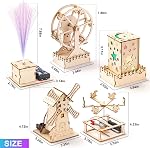 Science Kits STEM Jouets pour enfants 6-8 8-10, Cadeaux d'anniversaire pour 6 7 8 9 les idées cadeaux de garçon d'année, DIY Arts du bois et métiers d'art Jouets de construction éducatifs pour les enfants, 3D Puzzles en bois pour les filles 10-12