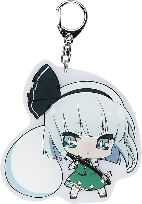 Amazon 東方project クリアキーホルダー 妖夢 アニメ 萌えグッズ 通販