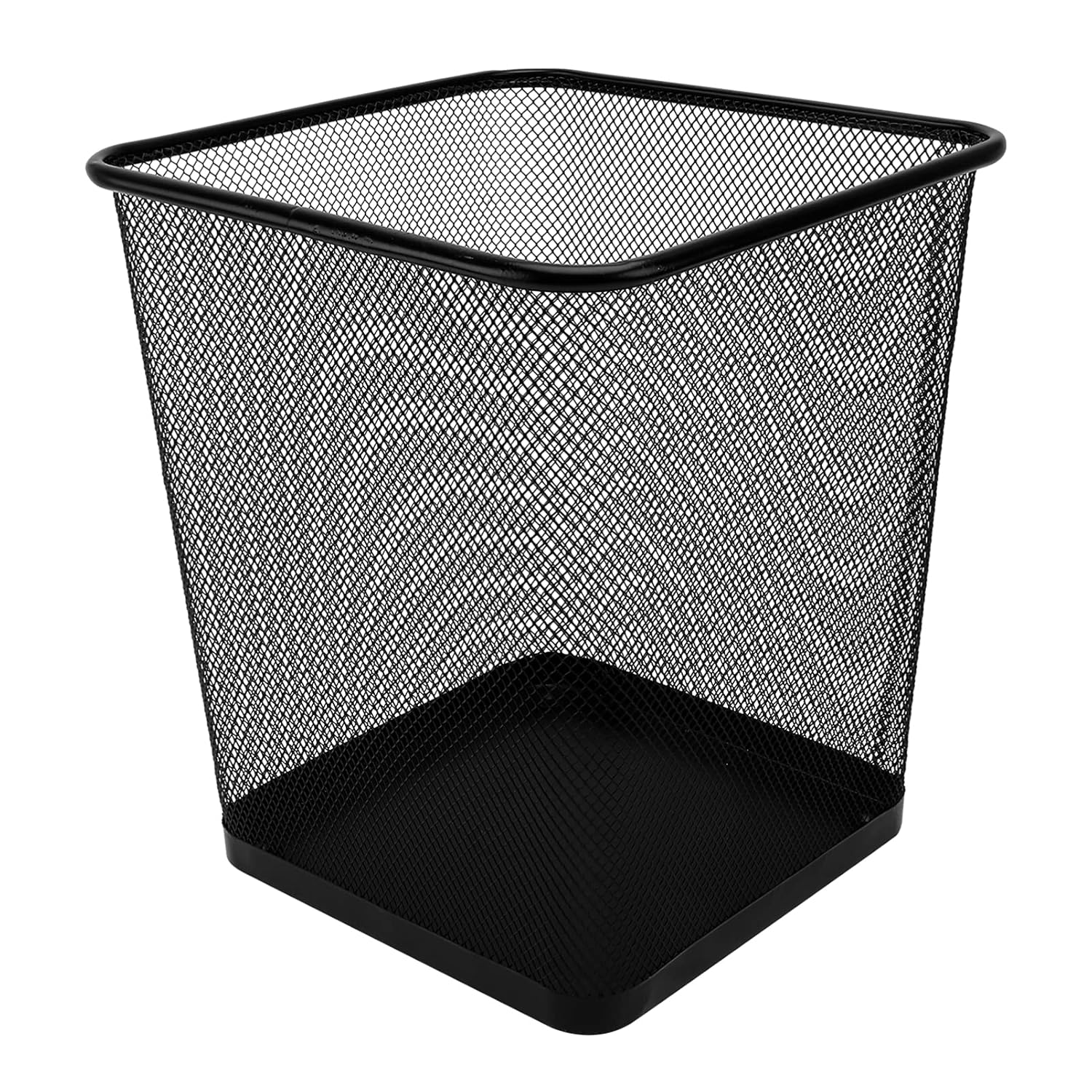 ZEMILA Mesh Wastebasket Trash Can Open Top Recycling Bin