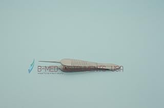 Sauer Fixation Tissue Ultra Fine Mirco Forceps 3.5" 1X2 Teeth