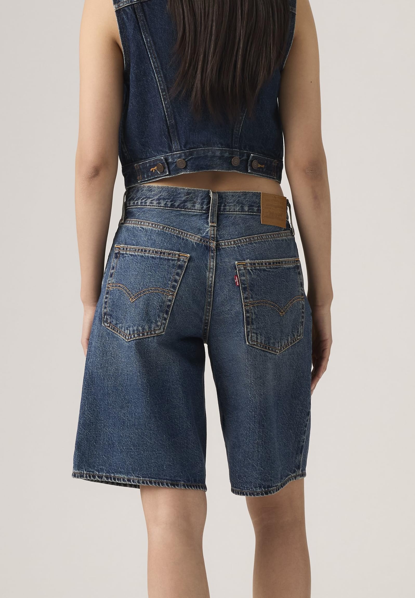Levi's - Baggy Dad Jort, Pantaloncini in Denim Donna