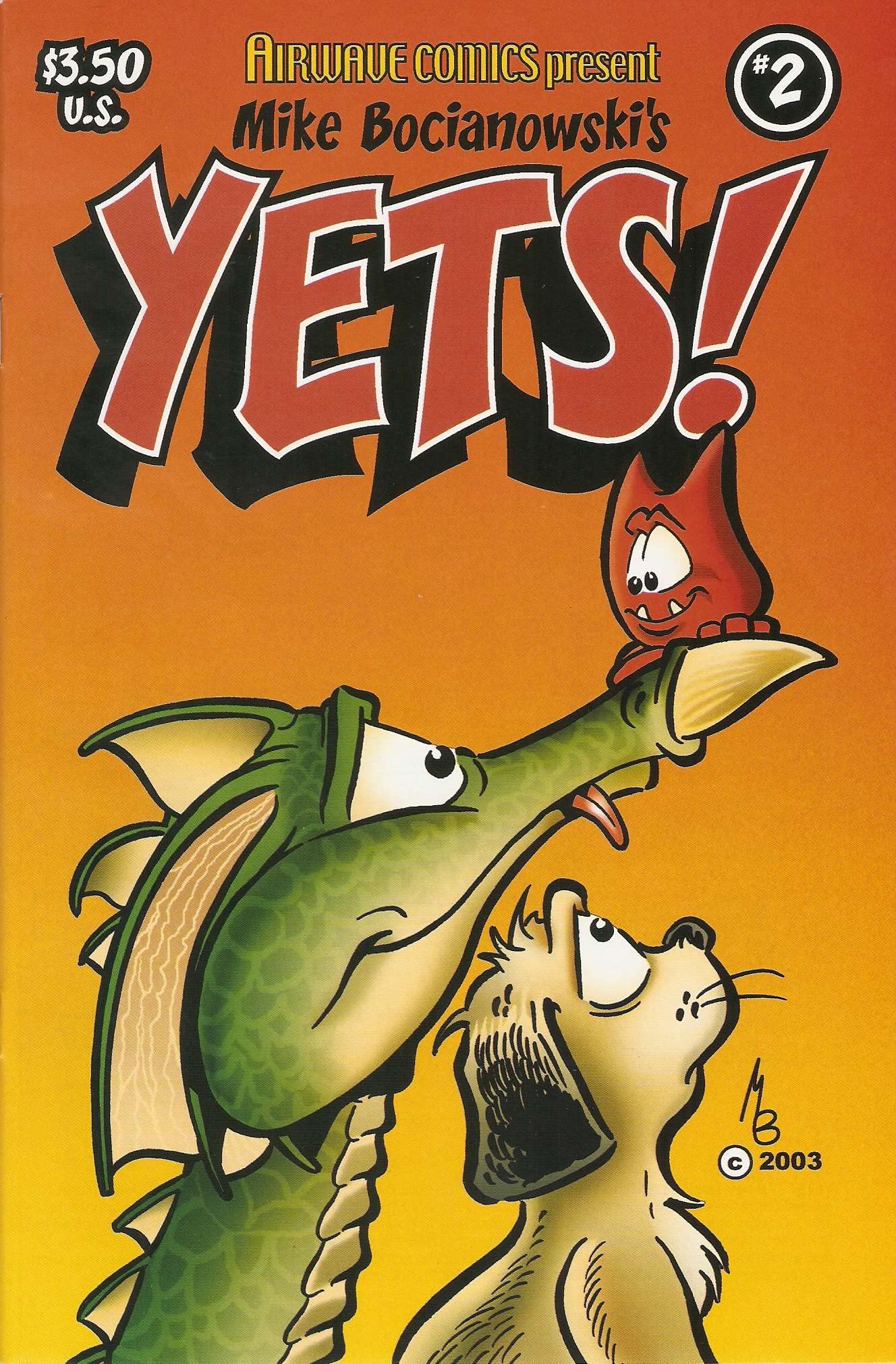 Yets! #2 VF ; Airwave comic book | All Ages Mike Bocianowski