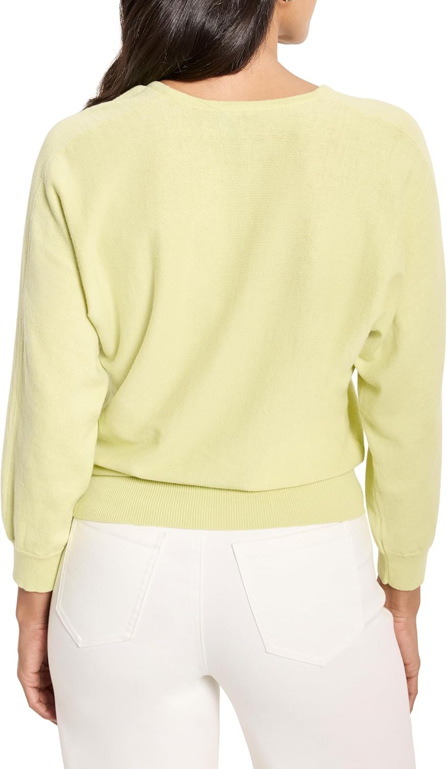 NIC+Zoe Womens Easy V-Neck Pure Cotton Sweater - Image 2