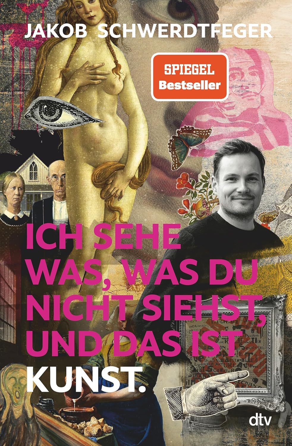 Jakob Schwerdtfeger - Buchset Kunstcomedy, Kunstgeschichte - mit Ich sehe was, was du nicht siehst, und das ist Kunst sowie Punkt Punkt Komma Strich - Sachbücher mit exklusivem Lesezeichen