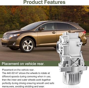 440-50147 Rear Differential Carrier Assembly Compatible for Toyota RAV4 2.28 Ratio 2006-2018 2.5L 3.5L L4 V6 for 2015-2019 Lexus NX200t NX300 Rear Axle Differential 4111042040 4111042041 41110-52010