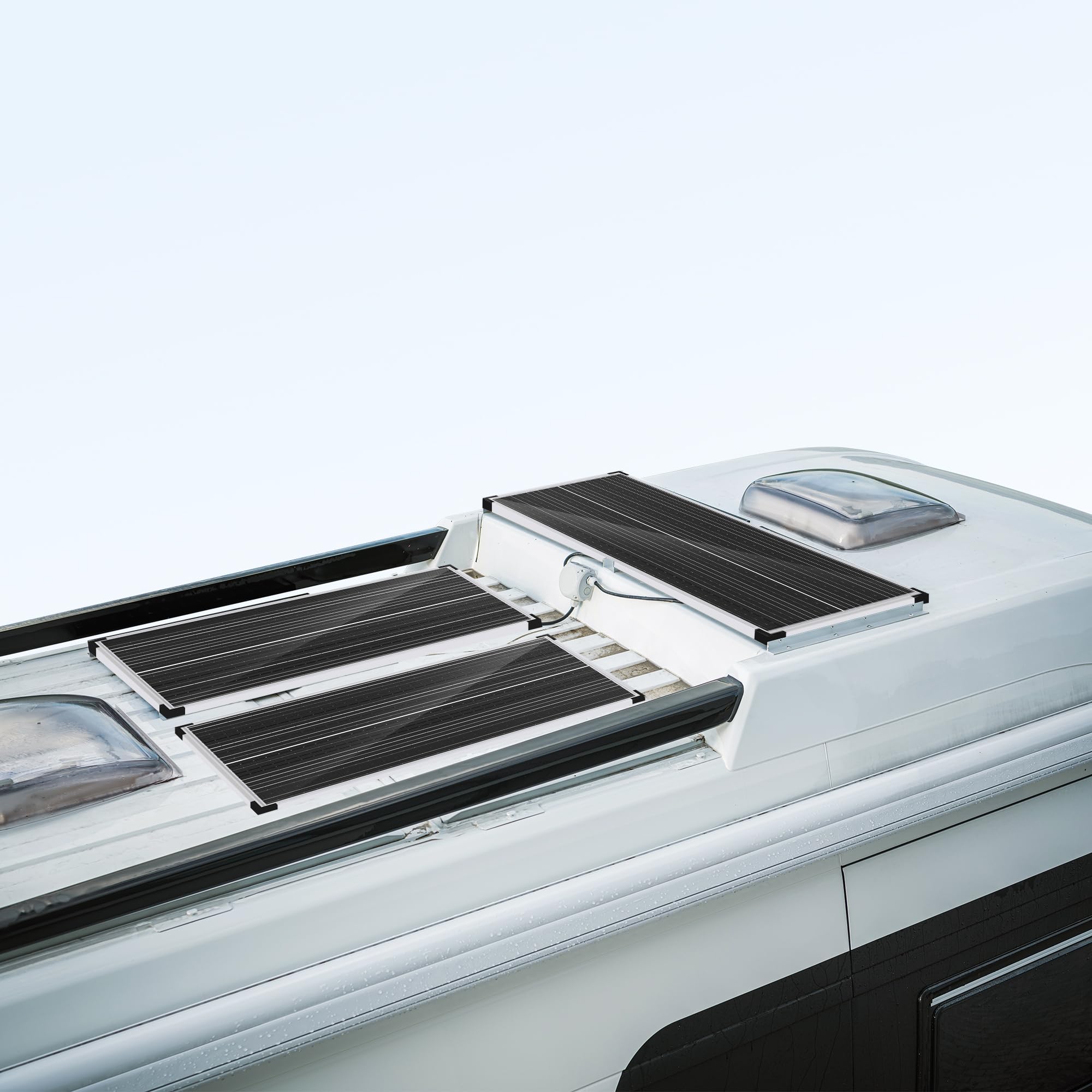 Nicesolar Panel solar de 100 W, 12 V, sistema off-grid para panel solar, batería de carga para acampar, controlador de carga solar de 20A con cable solar, para casa, auto, nave industrial