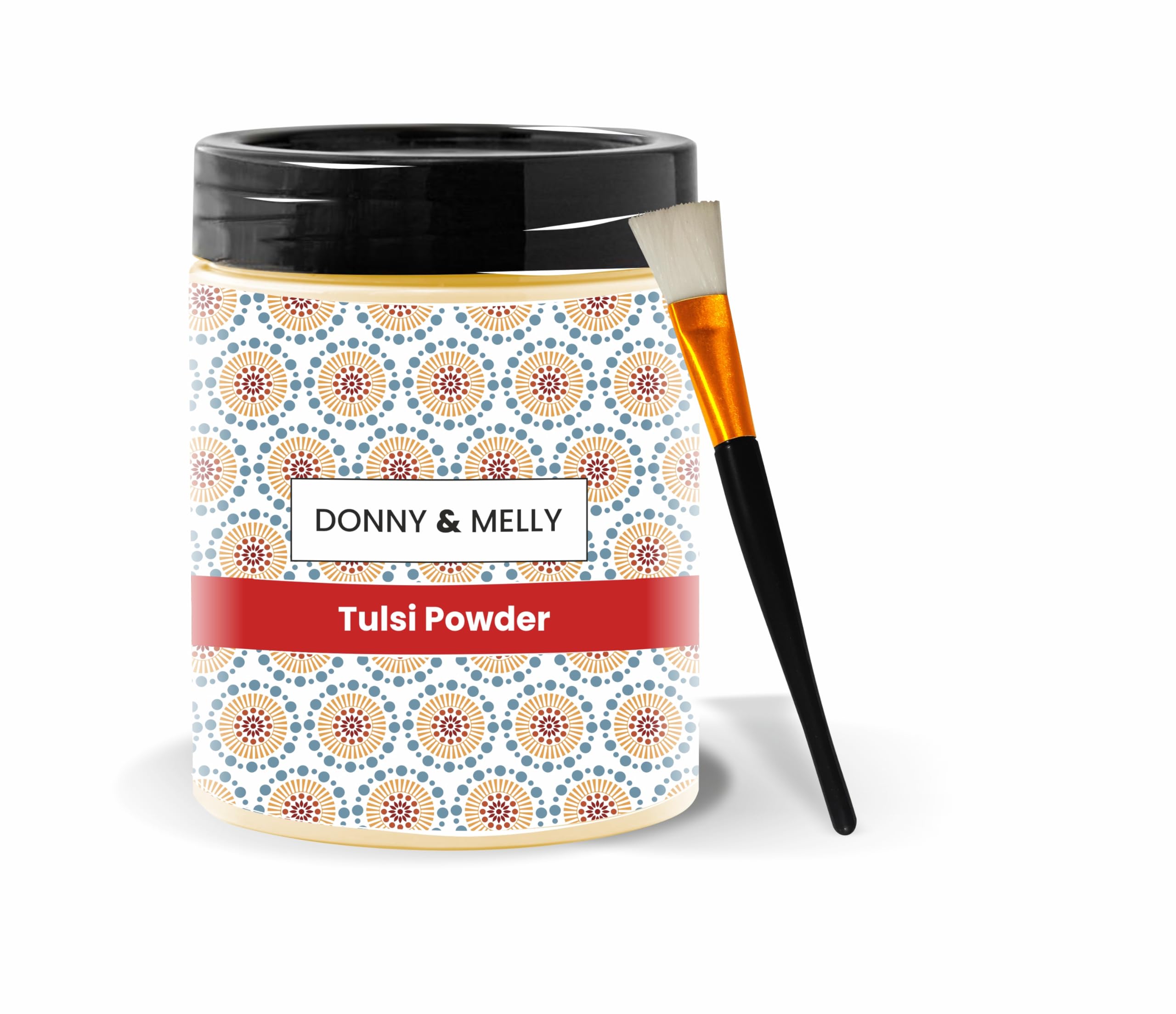 Holy Tulsi Powder | Thulasi Podi | Tulasi Podi | Tulasi Hudi | Holy Basil for Hair Growth & Skin Care with free Applicator Brush For Men & Women (150 Grams)