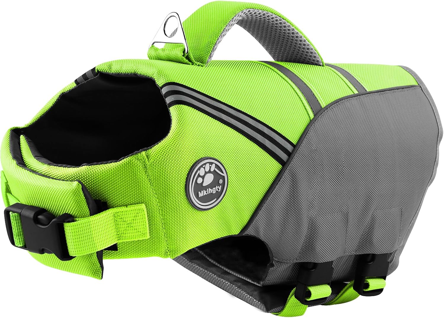 Mklhgty Dog Life Jacket, Reflective & Adjustable Dog Life