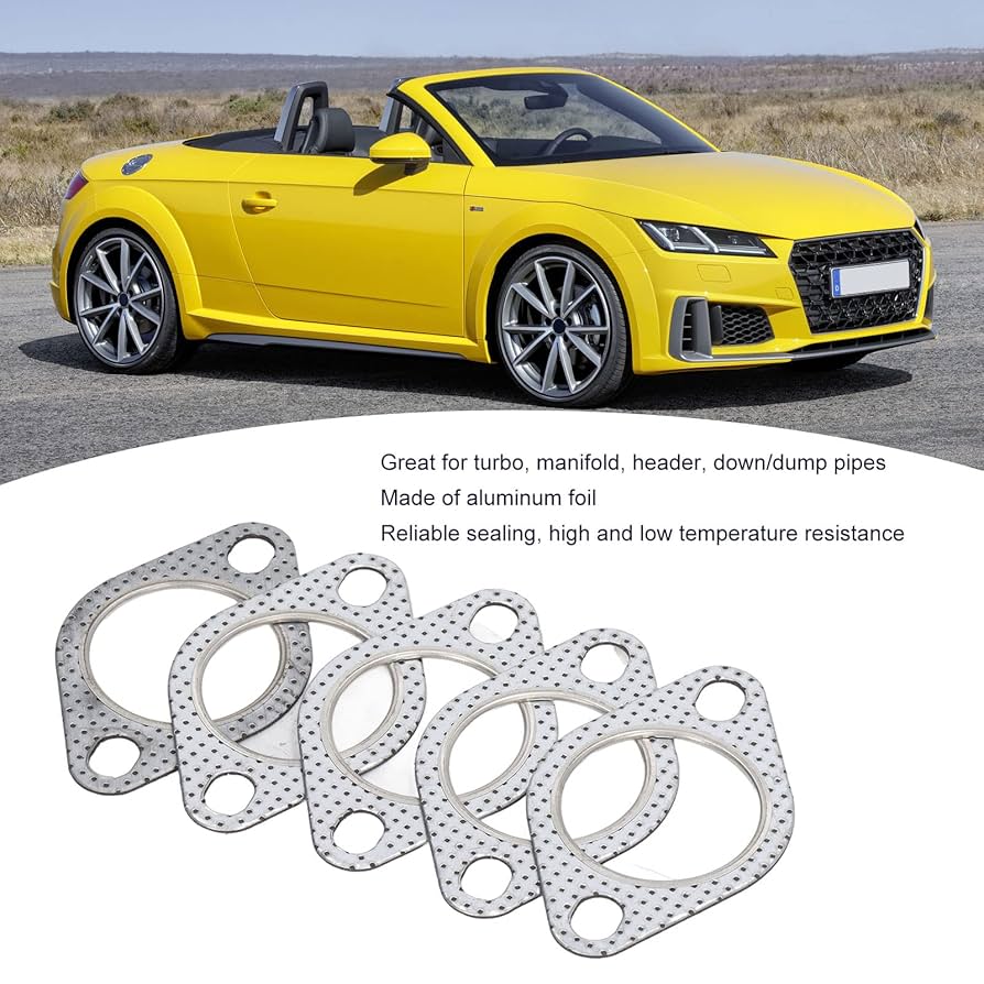 5Pcs 2in Exhaust Pipe Flange Gasket High Temp Resistance For Turbo Manifold Head | UK