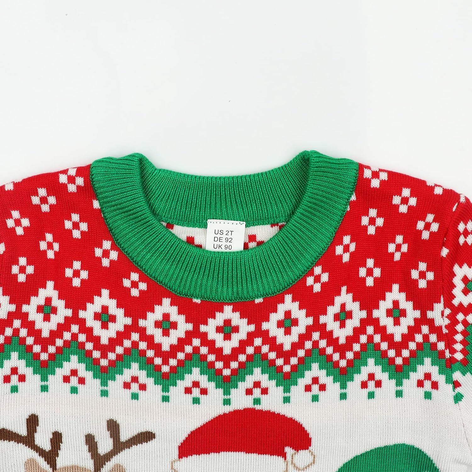 Toddler Boys Ugly Christmas Sweater Funny Xmas Outfits Kids Santa Claus Knit Pullover Holiday Sweatshirt Tops 2-7 Years
