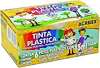 Tinta Plástica 15 ml, Acrilex, 03215, Multicor