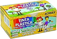Tinta Plástica 15 ml, Acrilex, 03215, Multicor