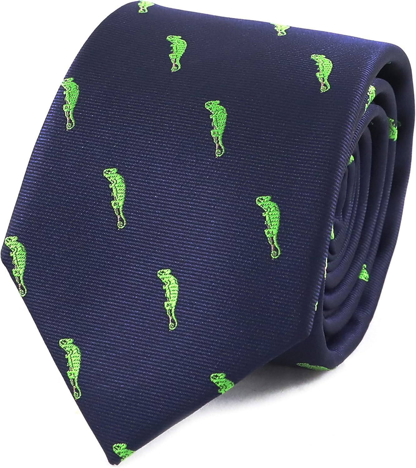 Animal Pattern Necktie With Gift Box Sea Animal Pattern Tie Father's Day Birthday Gift Tie
