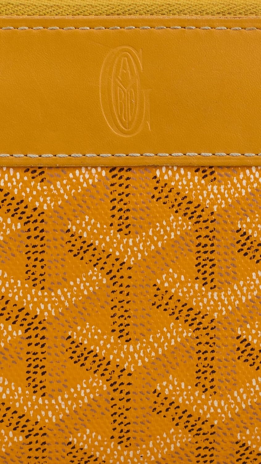 WHAT GOES AROUND COMES AROUND Women's Pre-Loved Goyard Yellow Coated Canvas Matignon Wallet, Yellow, One Size