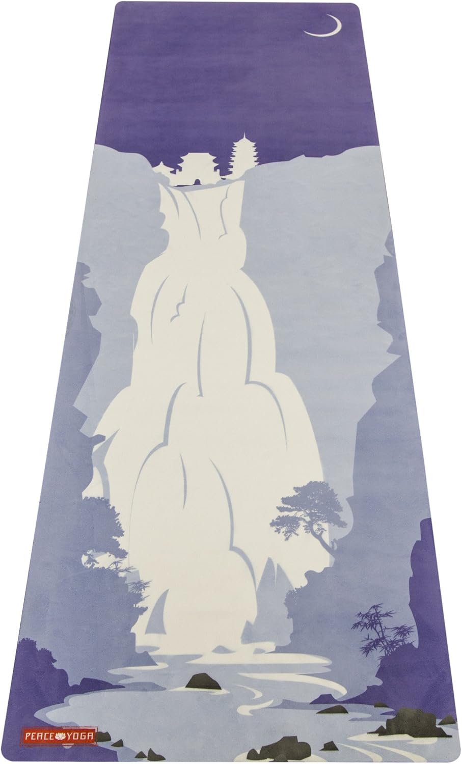 Microfiber Top Hot Yoga Mat Waterfall