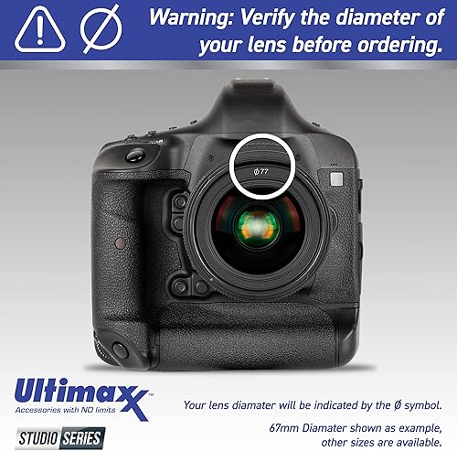 Miniatura 2 de Ultimaxx Kit completo de filtro de lente de 3.031in para lentes con tamaño de filtro de 3.031in. Tamaño de filtro de densidad neutra variable