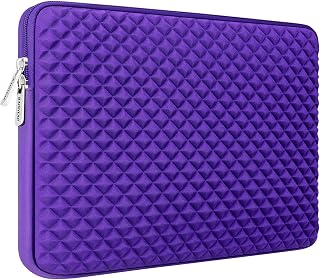 RAINYEAR Custodia imbottita per laptop da 11-13 pollici, compatibile con MacBook Air da 13 pollici M5 M4 M3 M2 M1, MacBook Neo, MacBook Pro da 13,3 e 14 pollici, e Chromebook da 11 pollici(Viola)