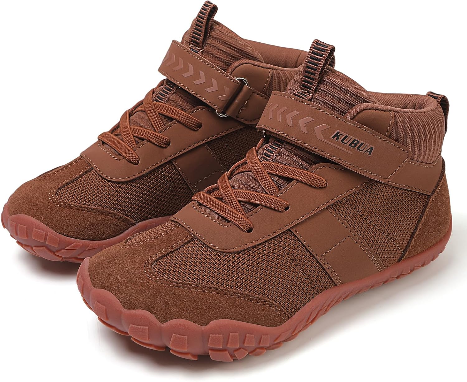 KUBUA Kids Barefoot Shoes Boys Girls High Top Minimalist Zero Drop Sneakers for Tennis Walking Hiking Athletic Little Big Kid - Image 8