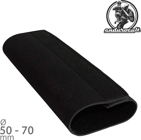 Neoprene hook and loop shock absorber protector for 50-70 mm diameter