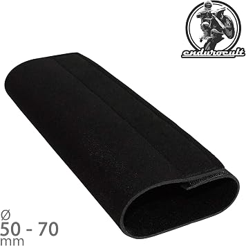 Neoprene hook and loop shock absorber protector for 50-70 mm diameter