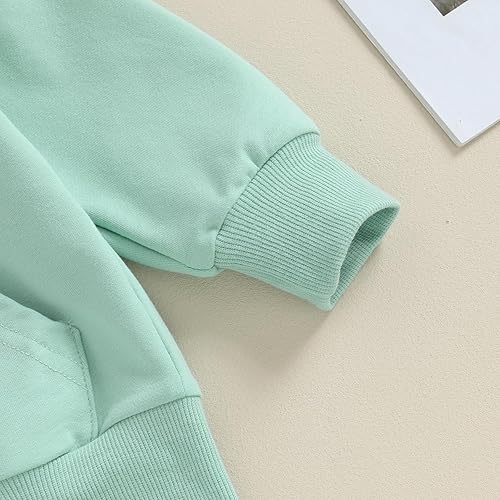 Miniatura 5 de Gueuusu Conjunto de sudadera con capucha y pantalones deportivos de manga larga para bebé niño y niña, para otoño e invierno