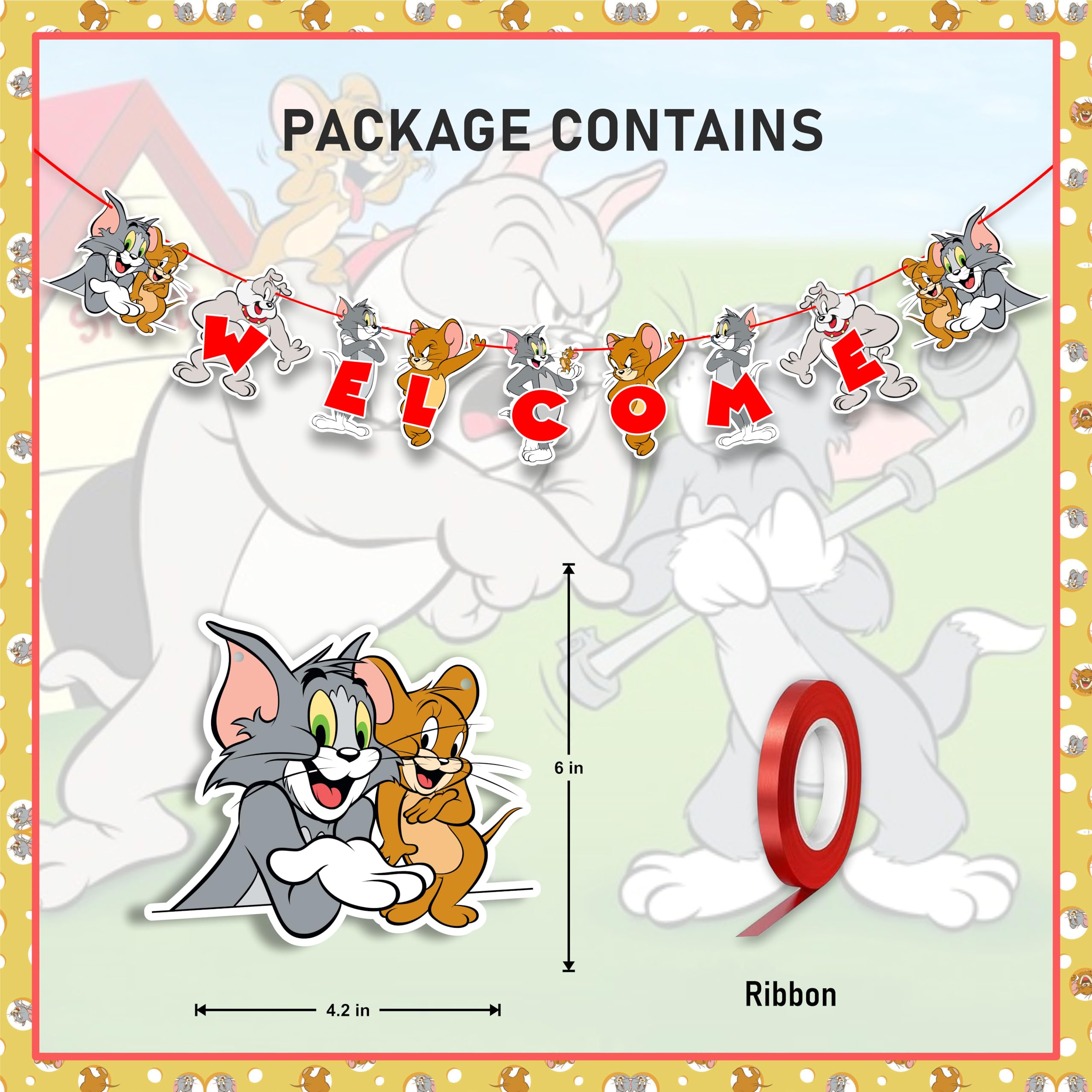 Seyal Tom & Jery Welcome Banner - Image 2
