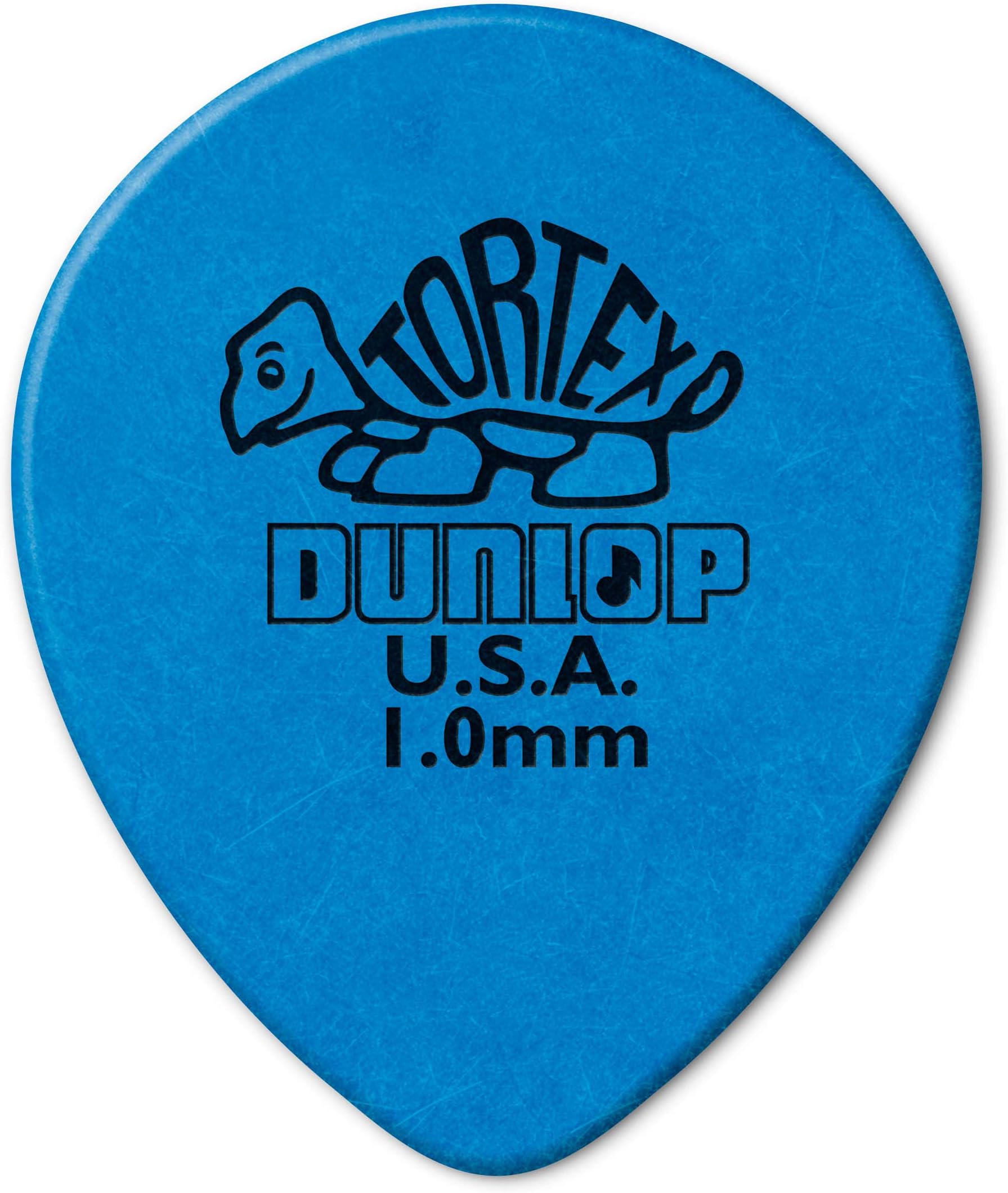 Jim Dunlop Tortex Tear Drop 1.0mm Blue Guitar Picks - 72 Pack