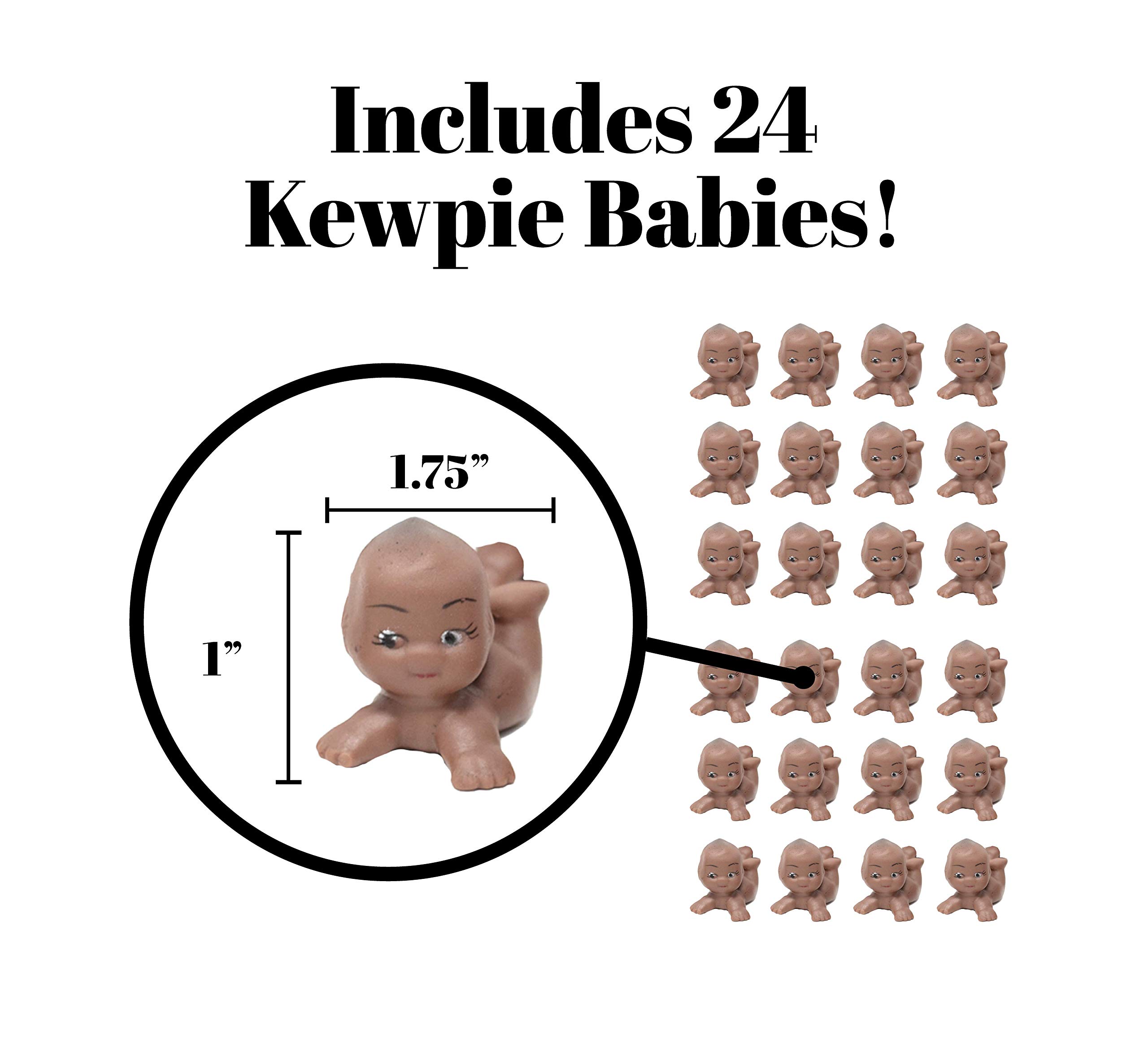 Oh Baby Game! Whos Watching the Baby Shower Game for 24 Players with Cute  Kewpie Babies and Cute 8.5 x 11 Instruction Sheet by Shower Games & Co.  (Brown Babies - Pink) : Home & Kitchen - Amazon.com
