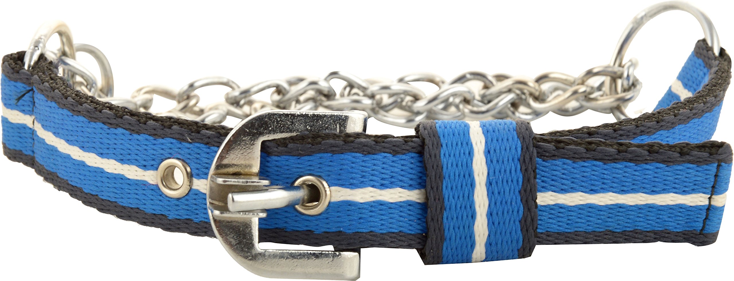 Skora Blue Multi Nylon 1 Inch Dog Choke Chain Collar (Medium) (B072F2P5QQ) Amazon Price History, Amazon Price Tracker