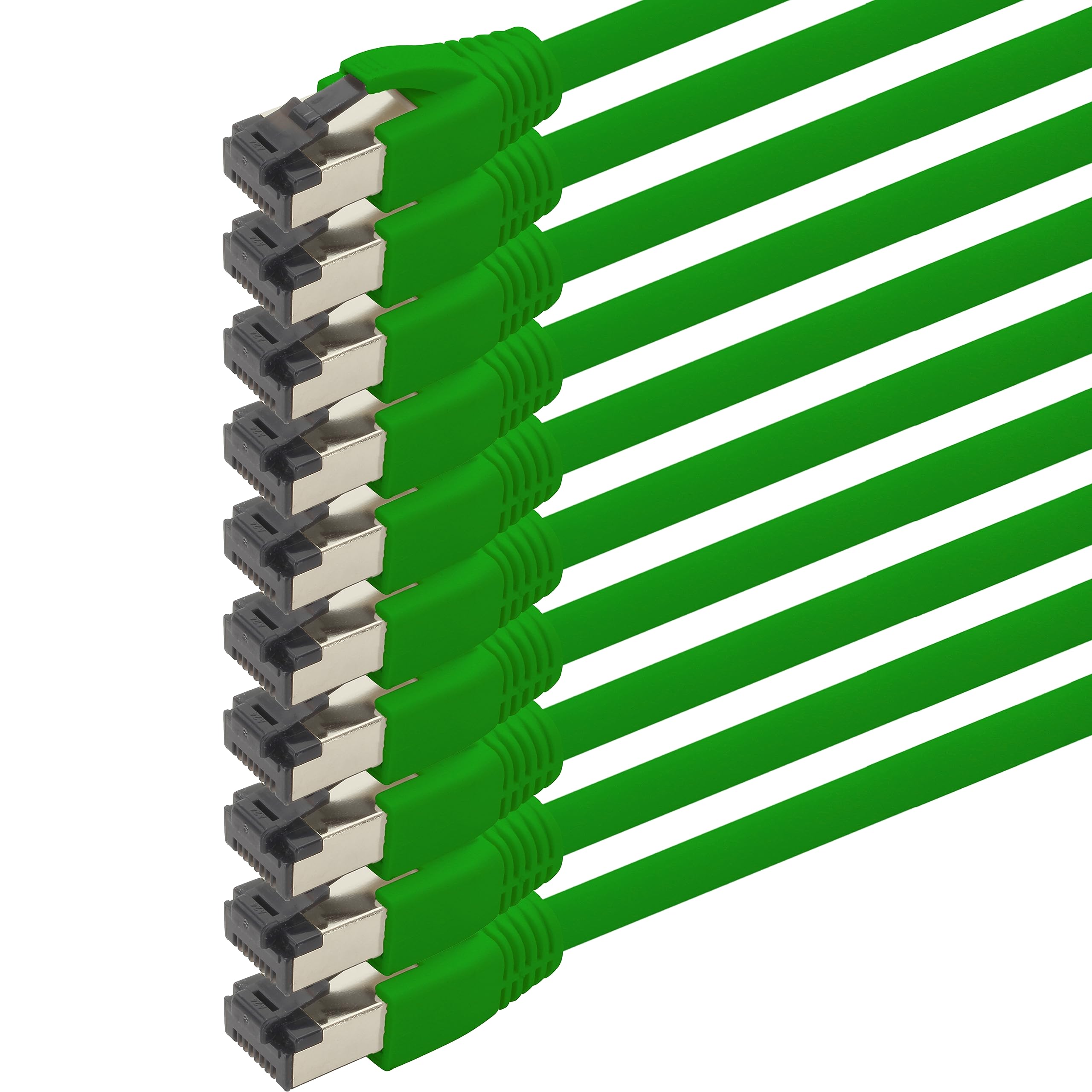 1aTTack.de 1m Cat 8 Network Cable CAT8 Cable Green