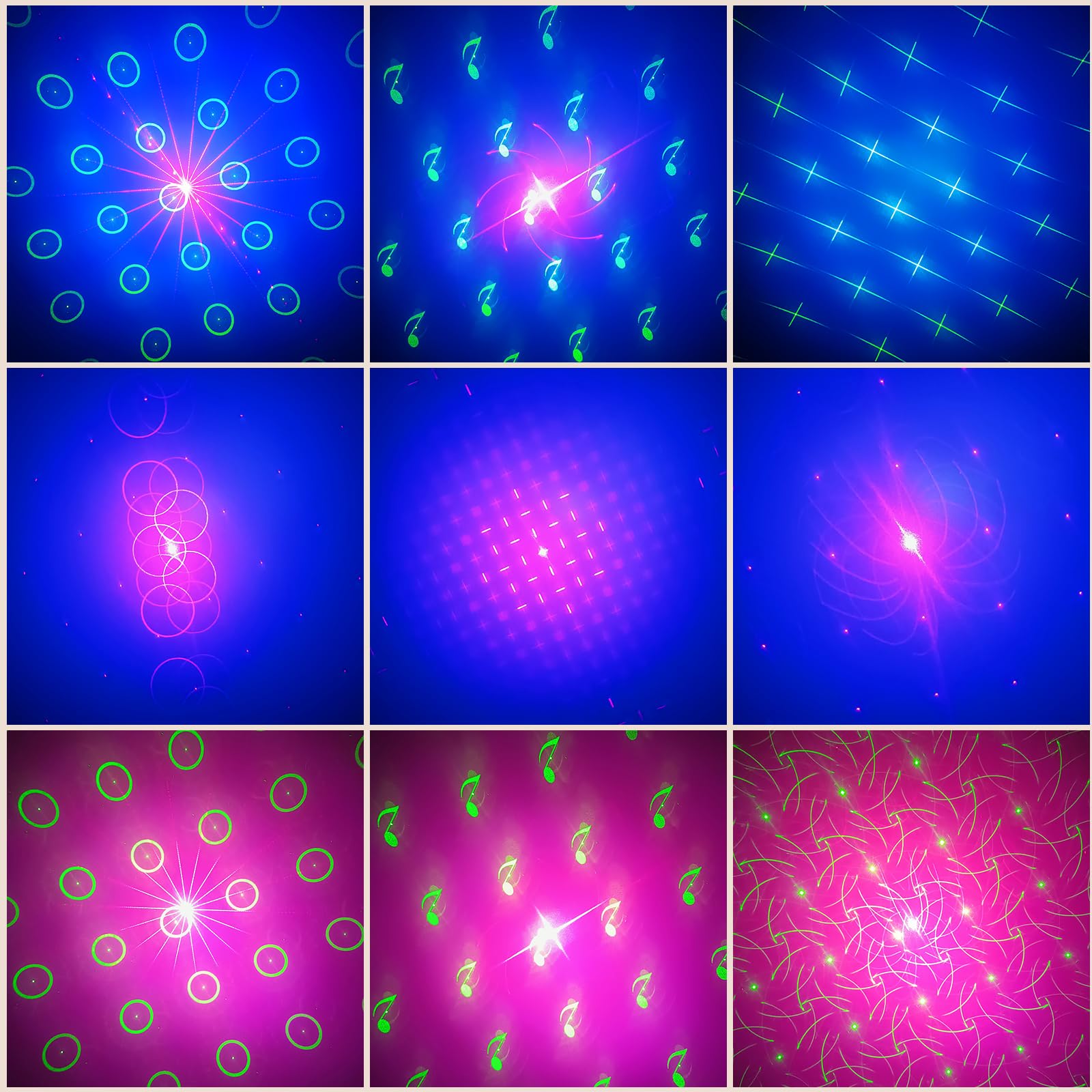 Bola de discoteca para DJ, luz estroboscópica LED para escenarios, proyector de luz, ideal para fiestas navideñas/raves/clubes/bares/decoración del hogar, regalos de cumpleaños y fiestas.