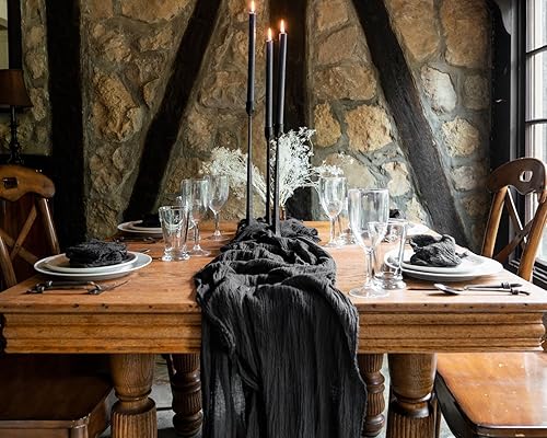 Miniatura 4 de EHLDekol Camino de mesa de gasa de gasa, decoración de boda, arco drapeado, centro de mesa de gasa para eventos, camino de despedida de soltera