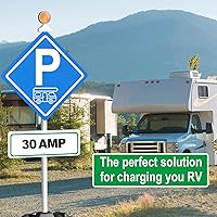 Vista 6 de STRIGHT Cable de extensión para RV de 30 amperios de 100 pies, cable de extensión de alimentación para RV NEMA TT-30P macho a TT-30R hembra de alta