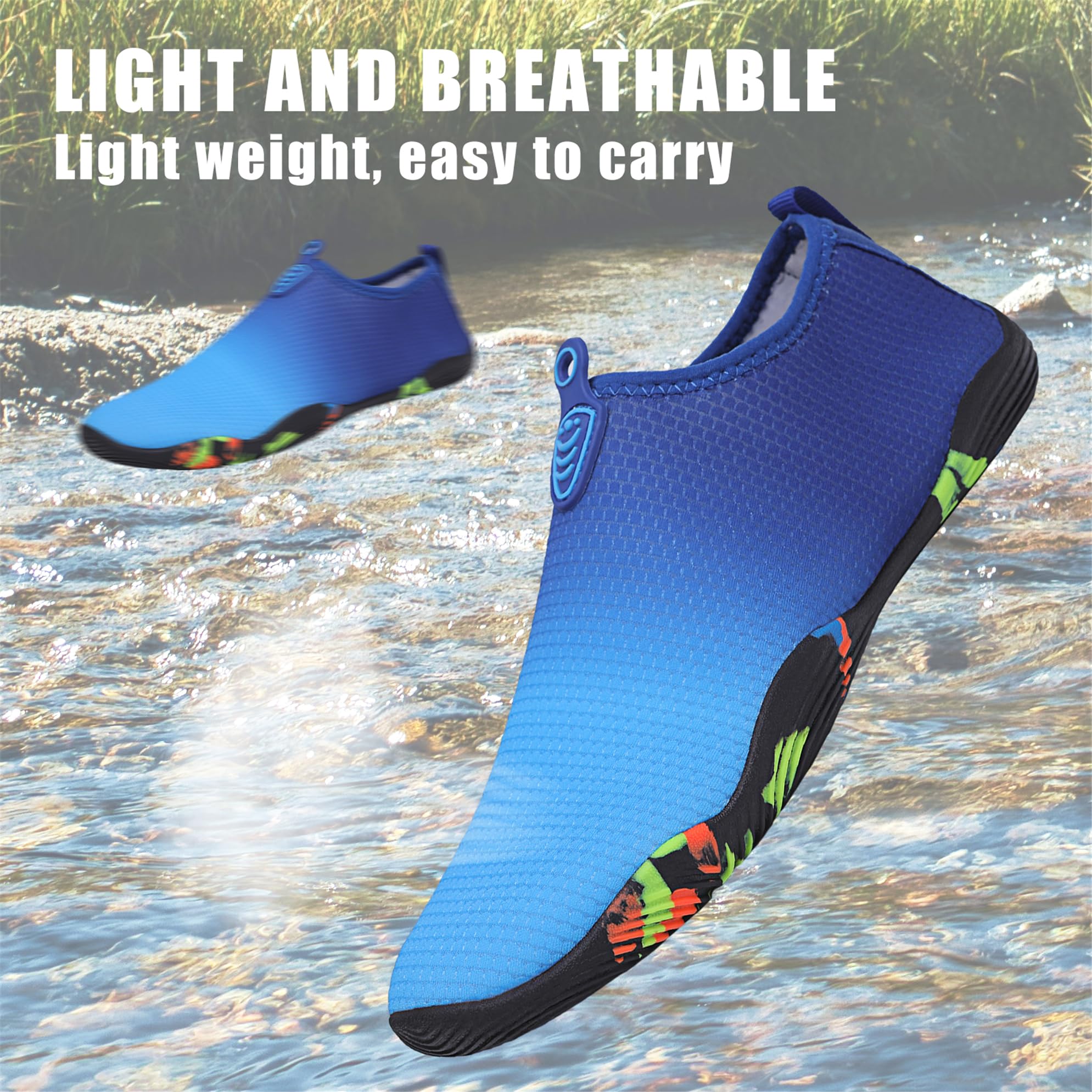 Scarpe da Scoglio Donne Uomo Scarpe Acqua Asciugatura Rapida Traspirante Scarpette da Mare Acquatici Spiaggia Scarpe da Immersione Scoglio Bagno Scarpette da Surf Scarpe da Sport Acquatici