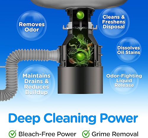 Miniatura 12 de Compac Scented Plink Garbage Disposal Cleaner & Deodorizer, 13720, Paquete de 1, Amarillo, 1, 1