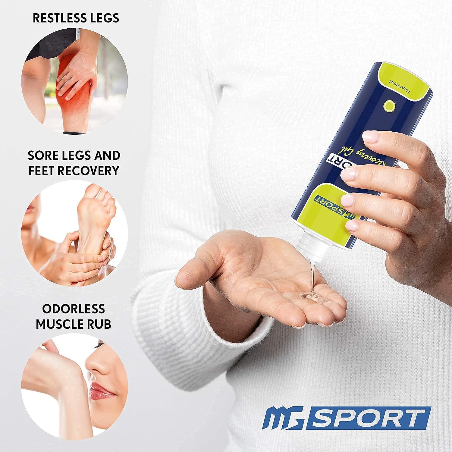High Absorption Magnesium Supplement and Gel for Leg Cramps and Sore Muscles Bundle