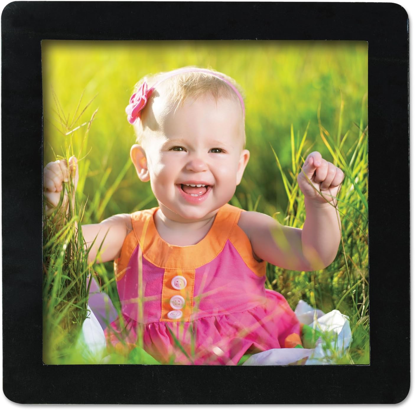 Advantus 91056 Picture Frames, Black, 4 x 4, 4