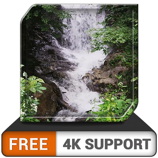 cachoeira incrível grátis HD - decore seu quarto com belas paisagens de cachoeira na sua TV HDR 4K, TV 8K e dispositivos de incêndio como papel de parede e tema para mediação e paz e férias de Natal