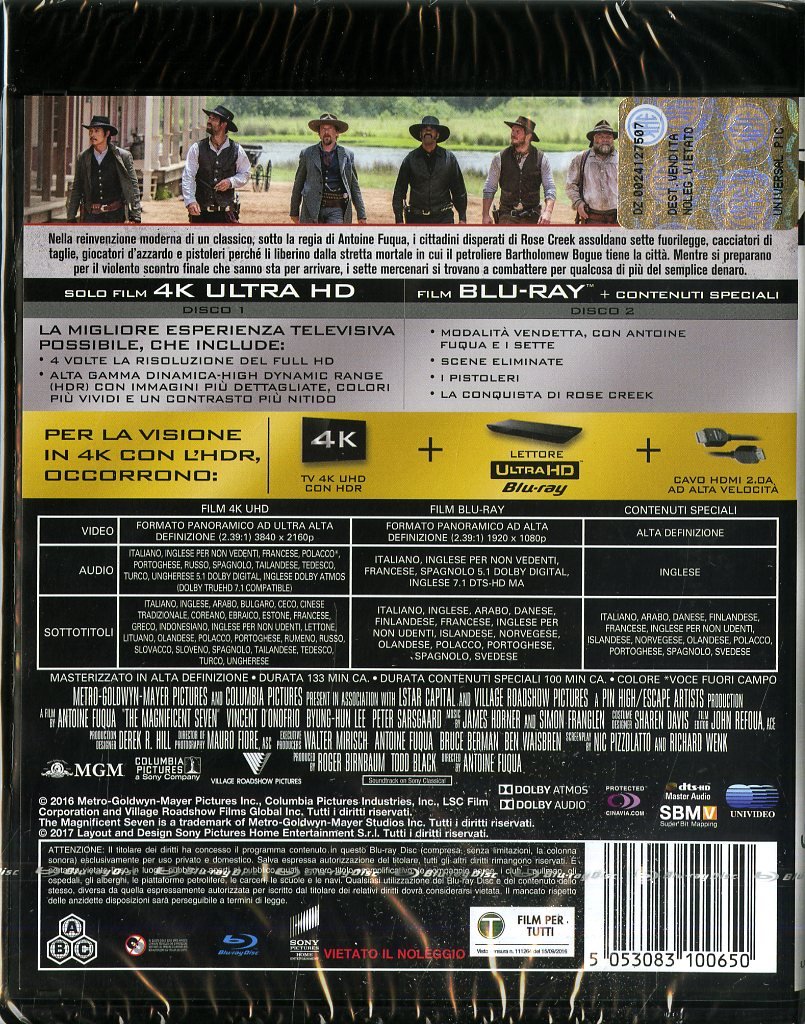 I Magnifici 7 (4K Ultra-HD + Blu-Ray)