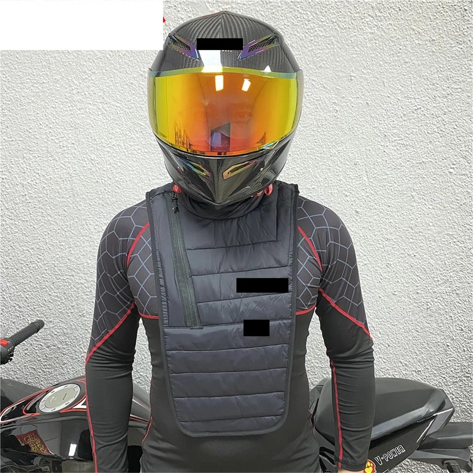 Hals Und Brustwärmer Winter Motorrad Hals Brust Wärmer Winddicht Warm Schal Balaclava Fleece Thermische Motocross Mantel Frauen Männer