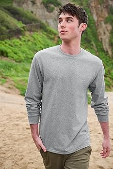 トップス Porter Classic Logo Long Sleeve Tee XL Amazon.com: Port & Company Men's Long Sleeve Essential T