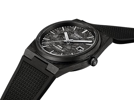 美品　国内正規品TISSOT PRX パワーマティック80 40mm ブラック TISSOT ティソ PRX パワーマティック 80 40mm カーボン 機械式