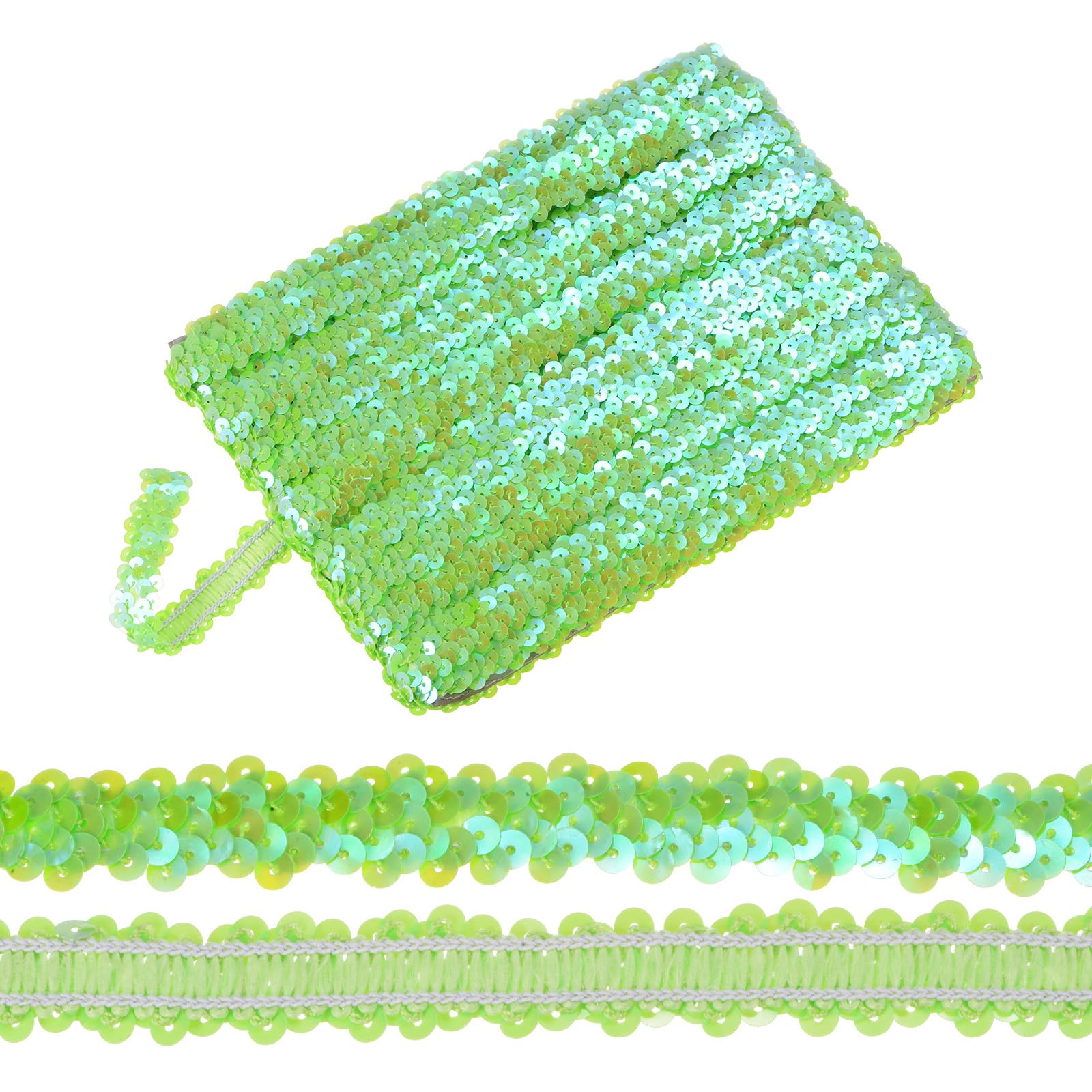 M METERXITY 1-Pack Elastic Sequins Trim