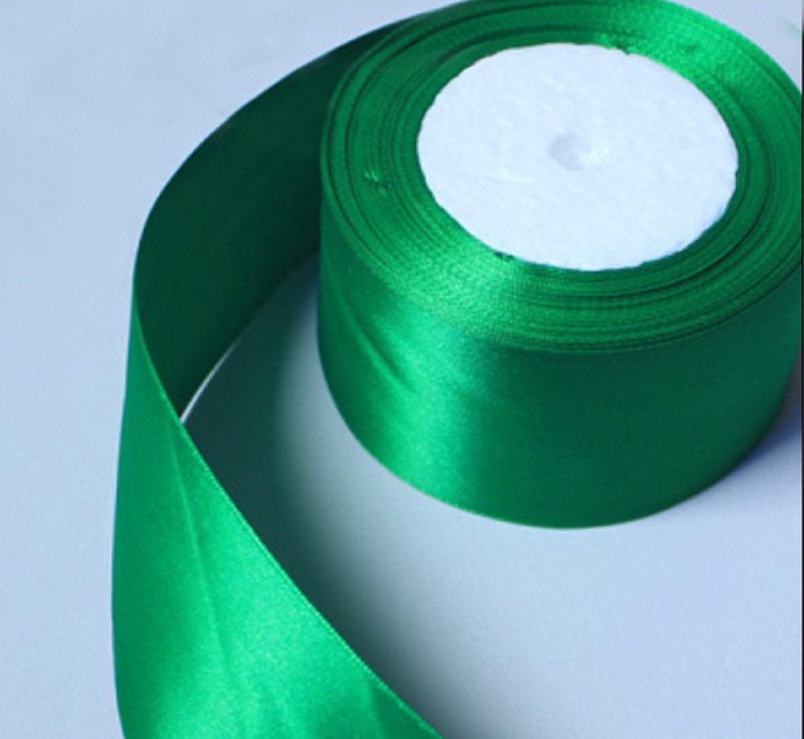 Green Satin Ribbon - 50mm Wide - 5 Meter - for Gifts Wrap, Sew, Crafts ...