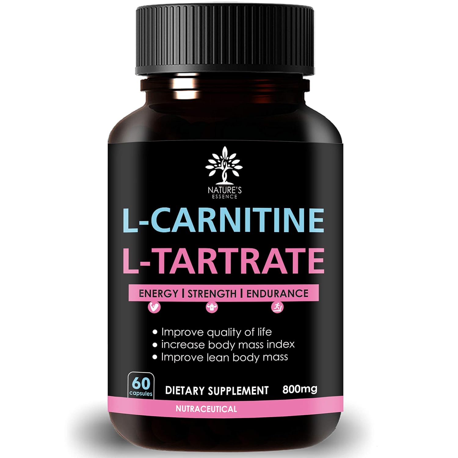 Korbax Biotech Inc. L Carnitine L Tartrate Fat Burner for men and