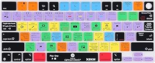 XSKN Lightroom Classic Shortcuts Design Silicone Keyboard Cover Skin for Apple M2 Chip MacBook Air 13.6 inch with Touch ID ( Model A2681 ) US Version
